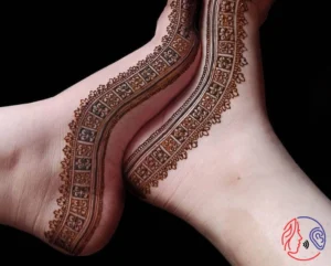 mehndi-feet